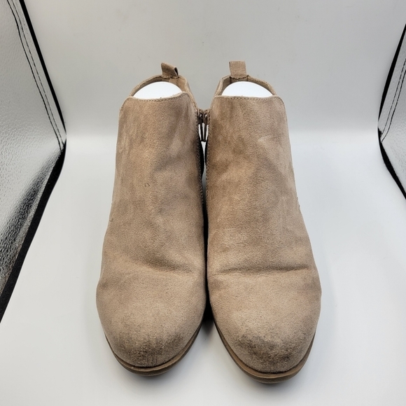 Arizona Cream Gale Heeled Booties Sz 8 - Picture 2 of 10